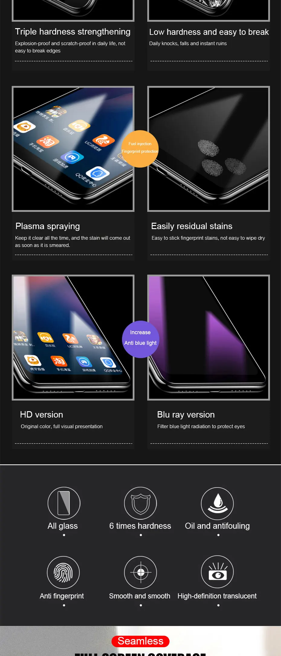 4 шт. закаленное стекло для Xiaomi Redmi K20 Note 7 6 5 Pro 7A 5A защита экрана Защитное стекло для Xiaomi Redmi 7 7A 5 4X Стекло