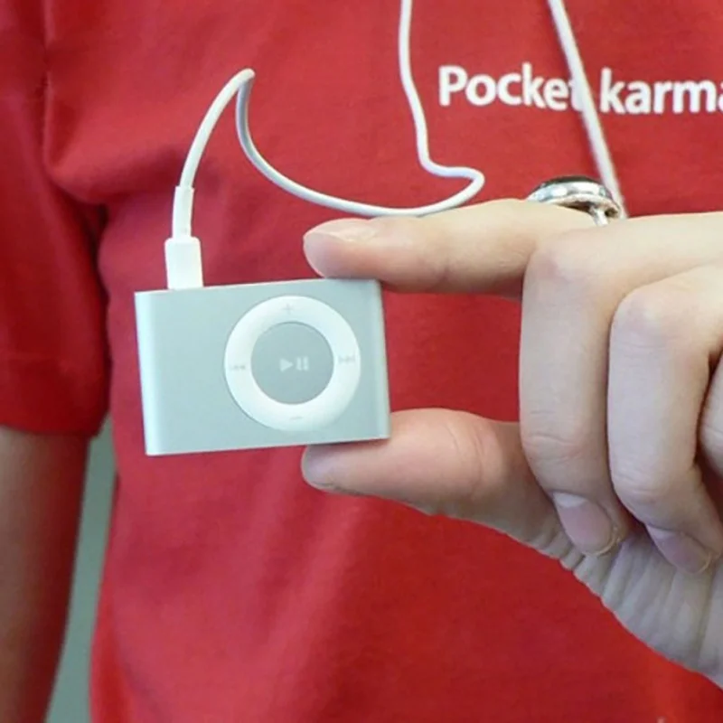 Цветной мини mp3-плеер слот для карт Micro TF USB Mp3 спортивный плеер usb-порт с наушниками