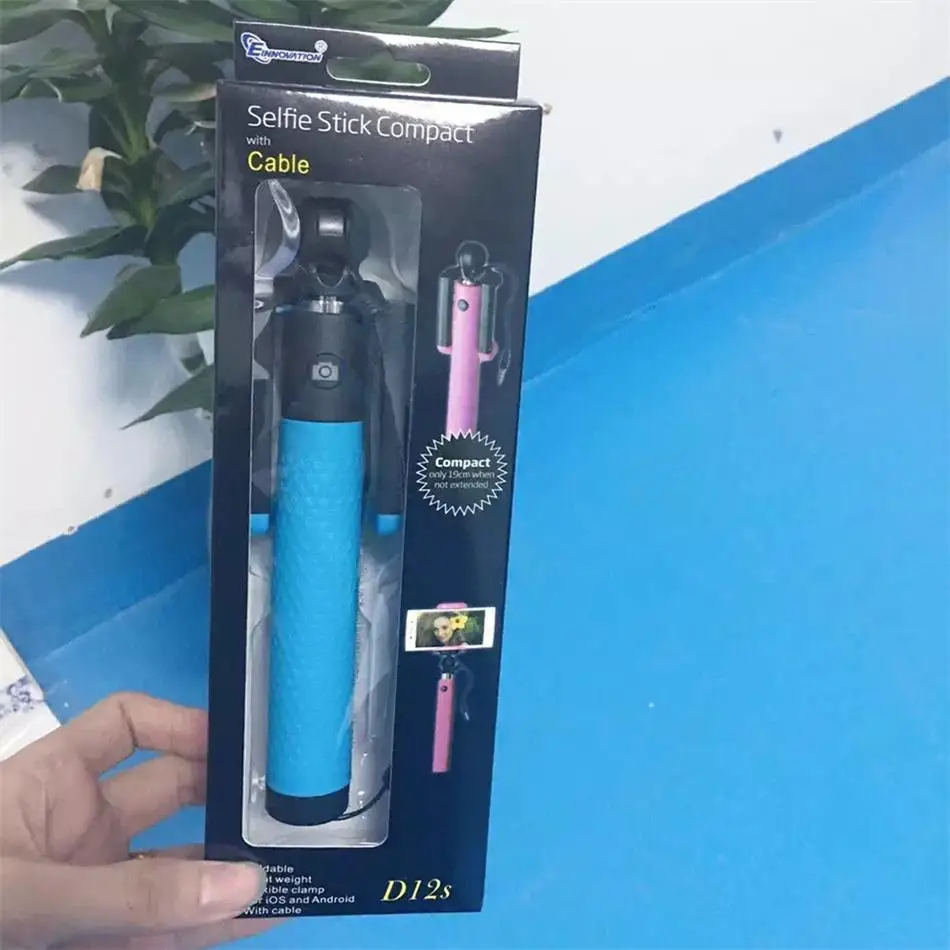 Универсальный проводной раздвижной монопод ручной мини штатив для селфи