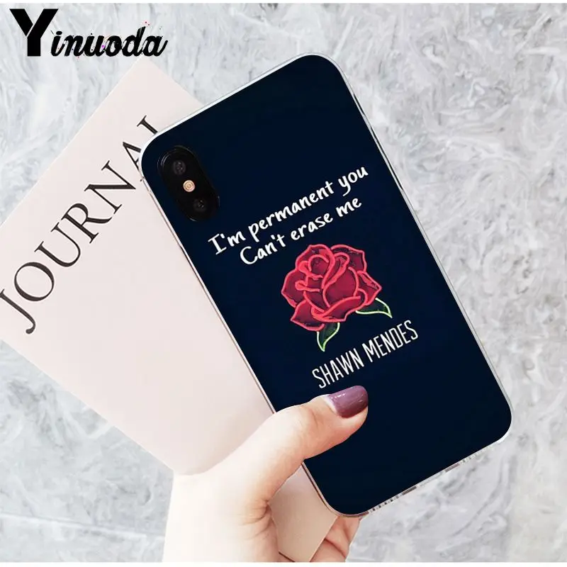 Мягкий силиконовый чехол Yinuoda для телефона iPhone X XS MAX 6 6S 7 7plus 8 8Plus 5 | Мобильные
