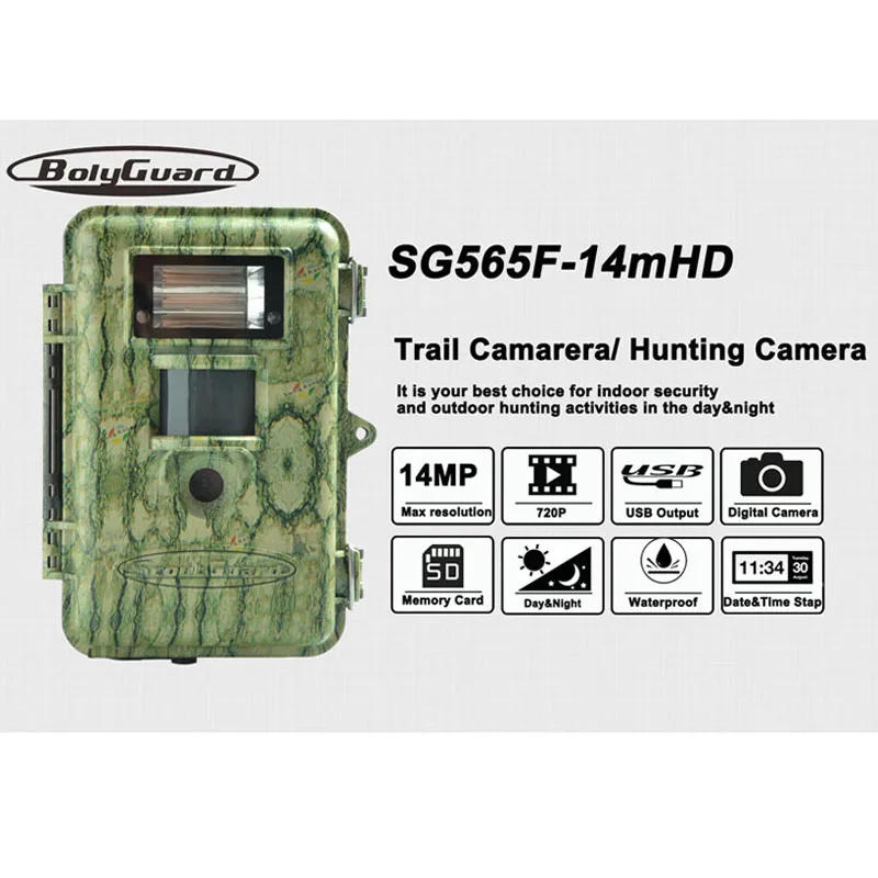 Bolyguard охотничья камера 14MP 100ft ксеноновая белая вспышка Trail Низкая светящаяся ИК