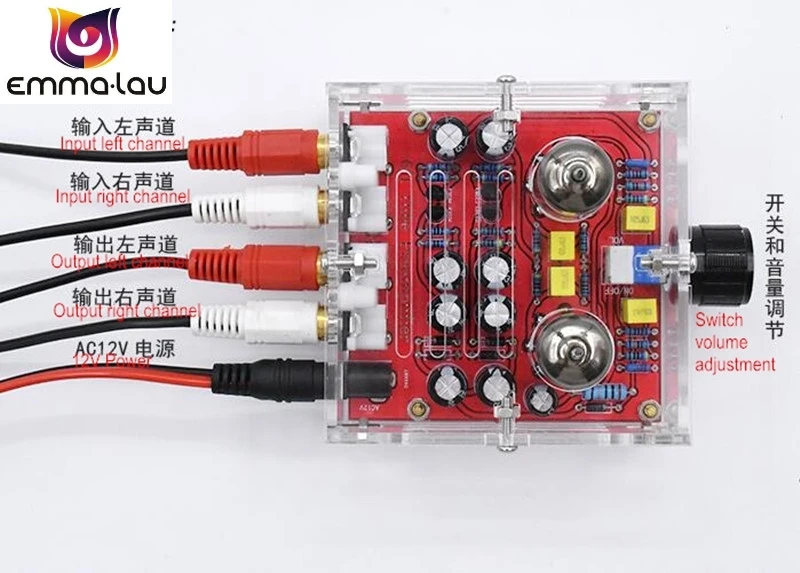 Трубчатый предусилитель XH-A201 Grade 6J1 Плата усилителя Hi-Fi класса А