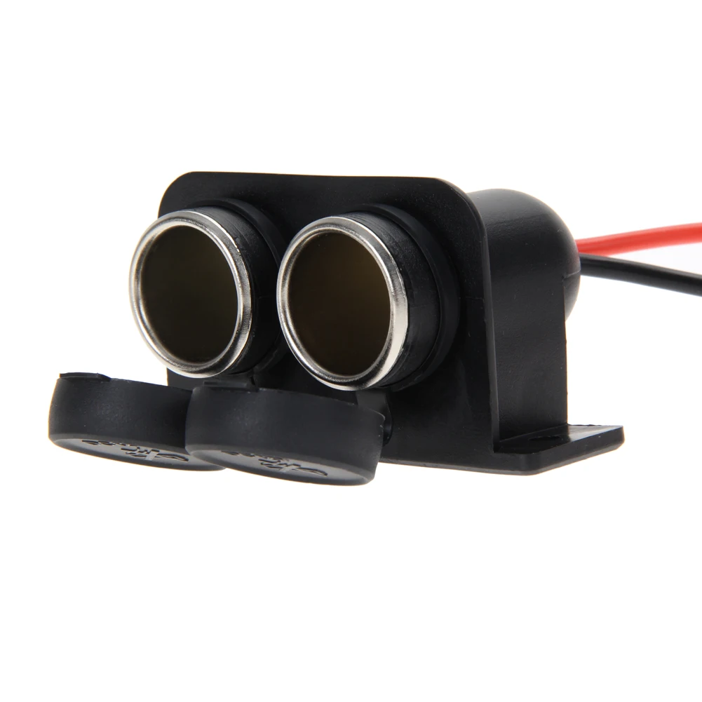 Пластиковый разъем питания постоянного тока 12 В мотоциклетный автомобильный