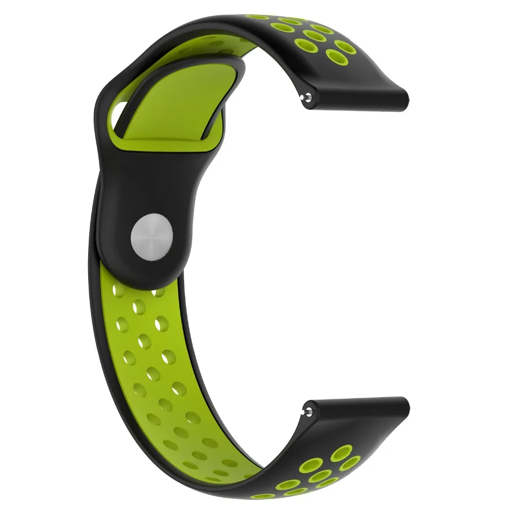 22 мм спортивные силиконовые часы ремешок для Huami Amazfit bip Молодежные умные 20 замена