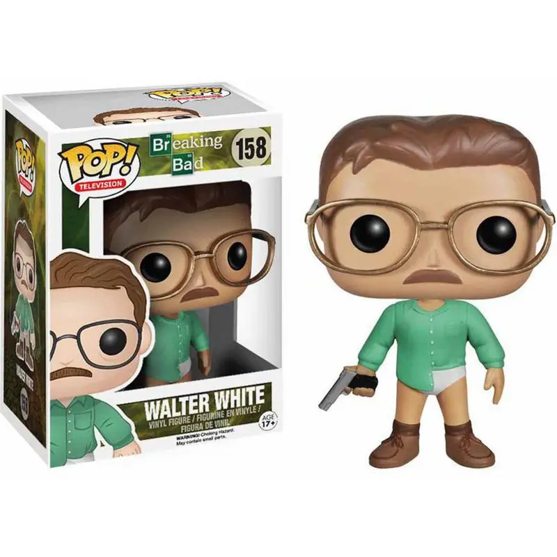 Funko поп официальный ТВ: Breaking Bad-Уолтер Уайт#158 винил фигурку Коллекционная модель игрушки с Оригинальная коробка