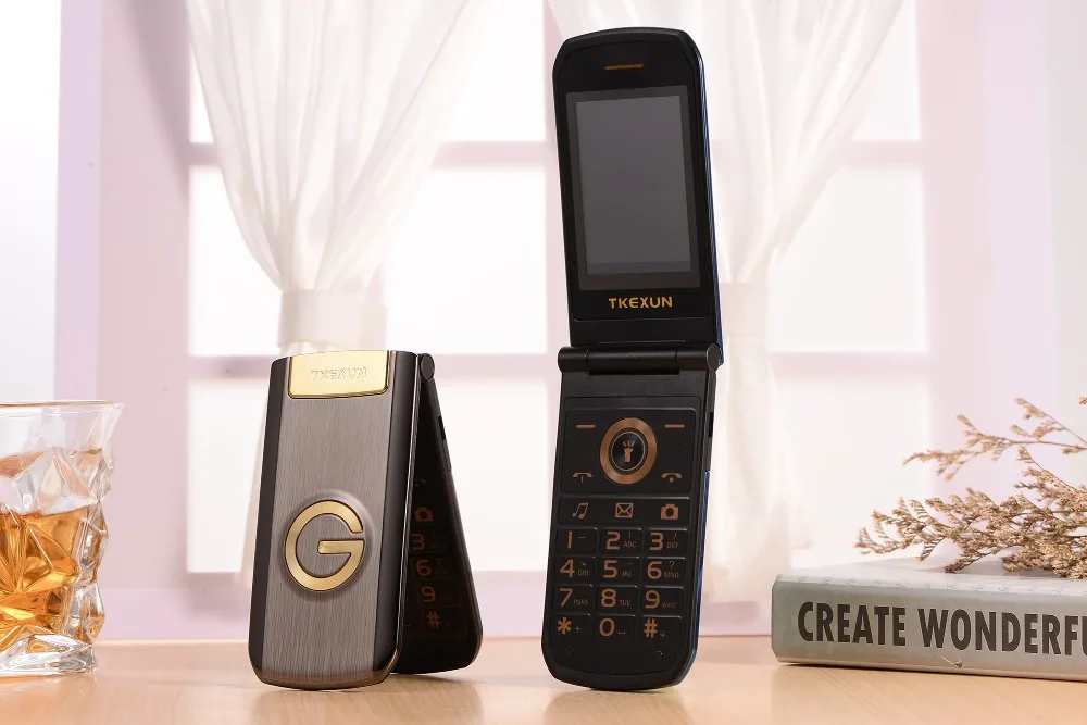 FSMART TKEXUN G3 G9000 роскошный мобильный телефон 1600 мАч батарея две sim-карты 1.3MP Bluetooth FM радио фонарик SOS мобильный телефон