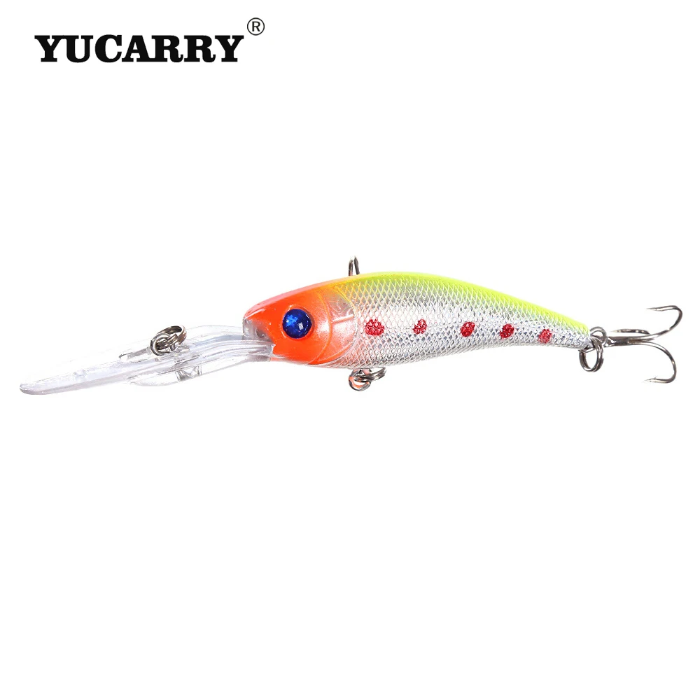YUCARRY брендовая 7 видов цветов приманка для рыбалки 11 см/7 6 г крюк PESCA Рыболовная