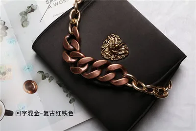 Промоакция дамская сумочка из смолы ремешок золотого цвета модные Наплечные