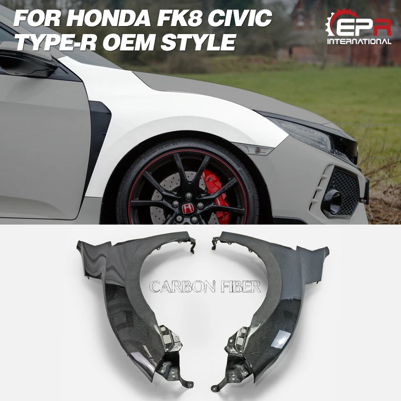 FRP крыло для автомобиля Honda FK8 CIVIC Тип R углеродное/Стекловолокно OEM переднее тела
