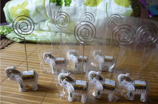 Прямая продажа с фабрики 24 шт./лот держатель для карт изображением белого слона