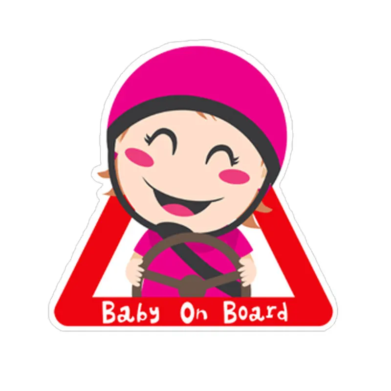Декоративные наклейки для автомобиля Home Baby PVC: модные, милые, водонепроницаемые, на окна, для украшения и деталей авто.
