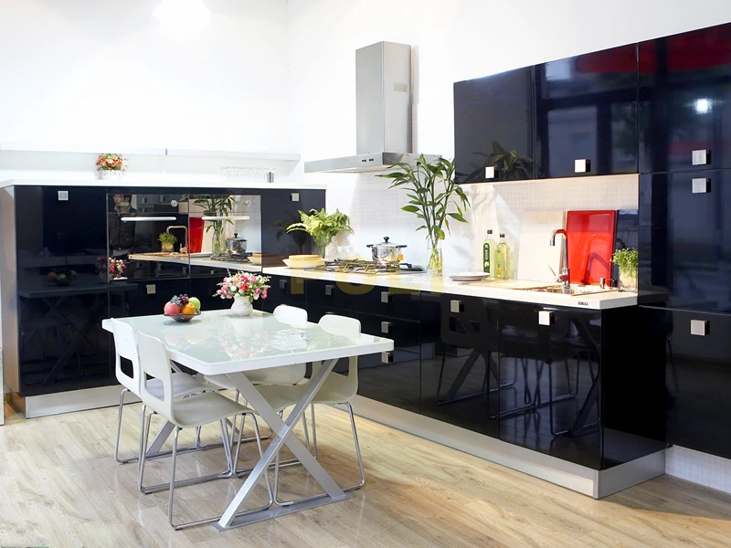 Современные модульные кухонные шкафы изготовленные в Китае новая модель |