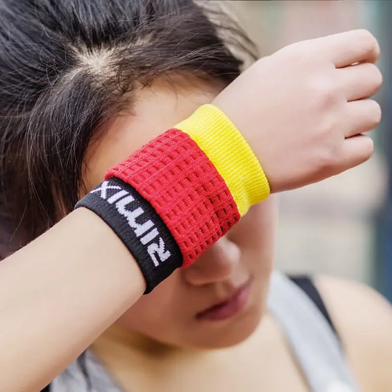 

RIMIX Breathable Sport Wristband wicks Sweat Sweatband Quick Dry Wrist Band for Jogging Running Gym Fitness tennis badminton