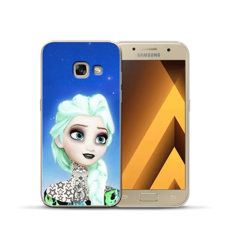 Роскошный чехол для samsung Galaxy A9 A8 A7 A6 A5 A3 эльф Русалка Белый снег чехол с принцессой чехол силиконовый чехол