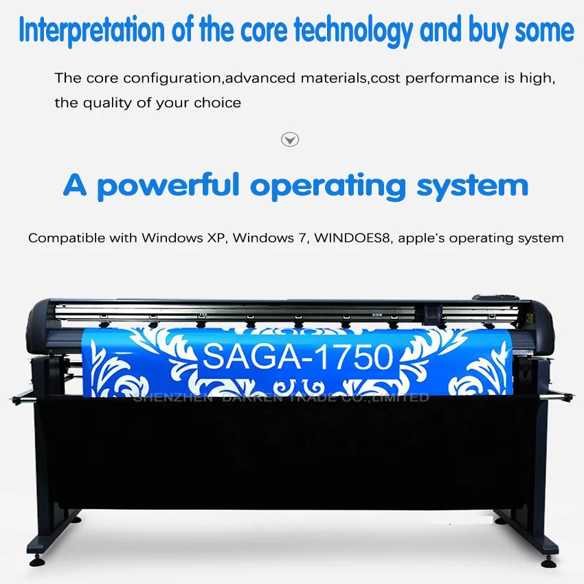 1 шт. SAGA-1350IIP СЕРВОДВИГАТЕЛЬ РЕЖУЩИЙ ПЛОТТЕР последней модели плоттер, максимальный размер резки 1260 мм
