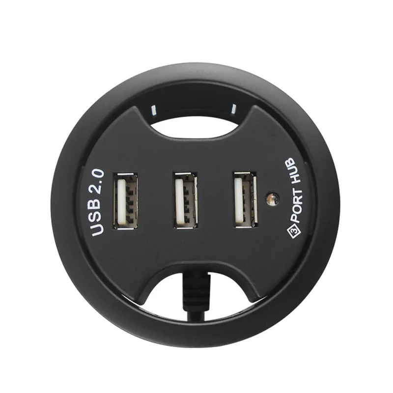 ESLOTH G3 Офисный Компьютерный стол с круглым отверстием USB разветвитель USB концентратор конвертер ноутбук/ПК/Mac интерфейс расширения 3 порта 1,4 Plug play