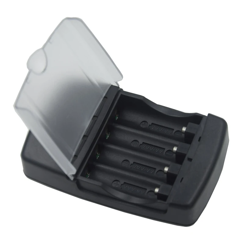 4 слота Смарт USB зарядное устройство для аккумуляторов AA AAA AAAA 1,5 В щелочные 14500 10440 16340 10440 3,2 В LiFePo4 зарядка