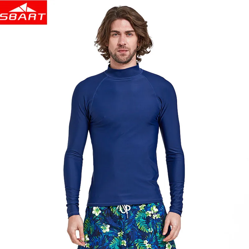 Мужские Гидрокостюмы SBART с длинным рукавом топы лайкра анти УФ дышащая для