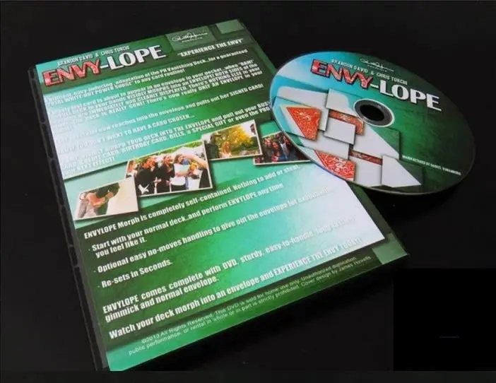 Пол Харрис подарит Envylope (Gimmick + DVD) -карта магический трюк сценическая магия