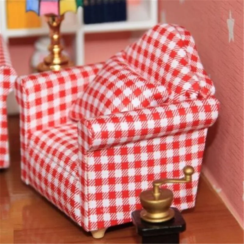 1:12 миниатюрная мебель для кукольного домика гостиной кресло с подушкой | Дом и