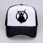 Кепка лучшего качества, Классическая бейсболка V-значит вендетта для фанатов фильмов, горячие бейсболки, Летний стиль, хип-хоп, мужская и женская сетчатая