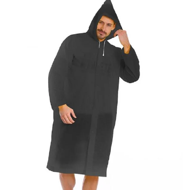 Мужские прозрачные плащ Женщины Универсальный водонепроницаемый дождевик Мода