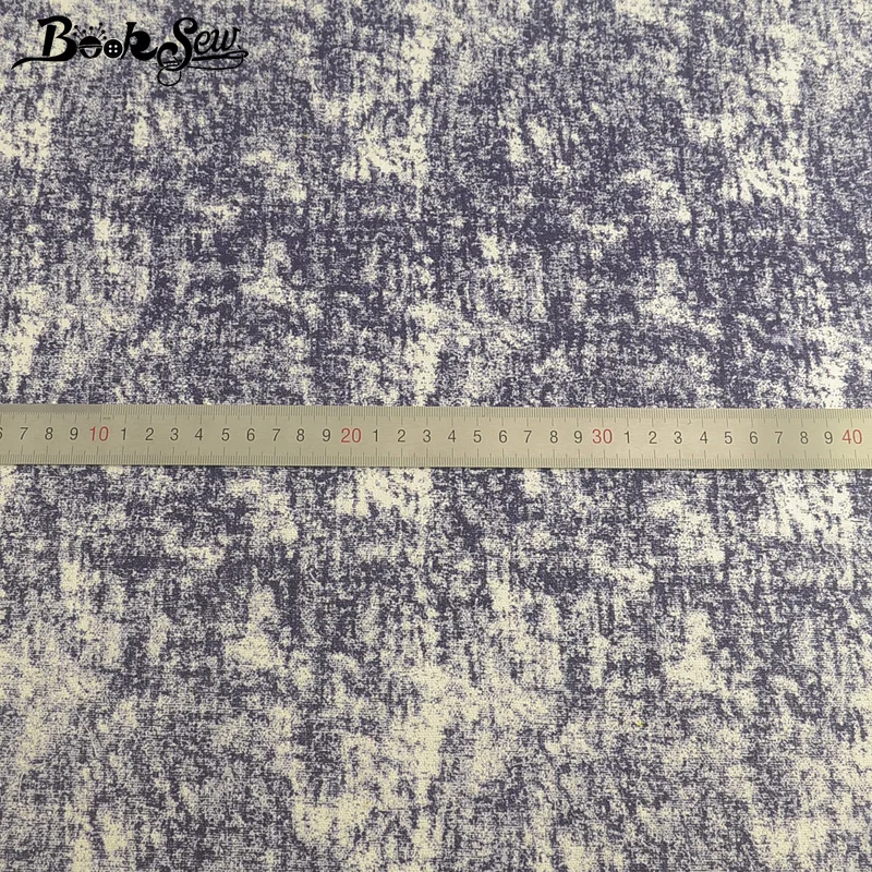 Booksew тёмно-синяя хлопковая льняная африканская анкарская ткань для одежды сделай