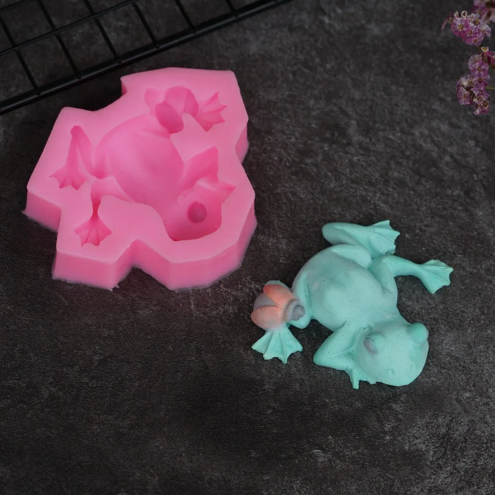 Силиконовая форма в форме лягушки 3D вставки искусственные формы для шоколадной