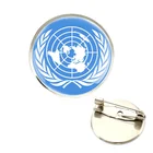 Классическая модная брошь с изображением символа Организации, стеклянный куполообразный кабошон для сумки, одежды декоративные шпильки