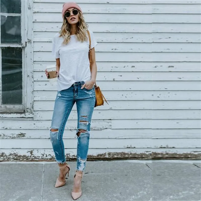 Летние Повседневное Streetwears футболки Для женщин О образным вырезом короткий рукав