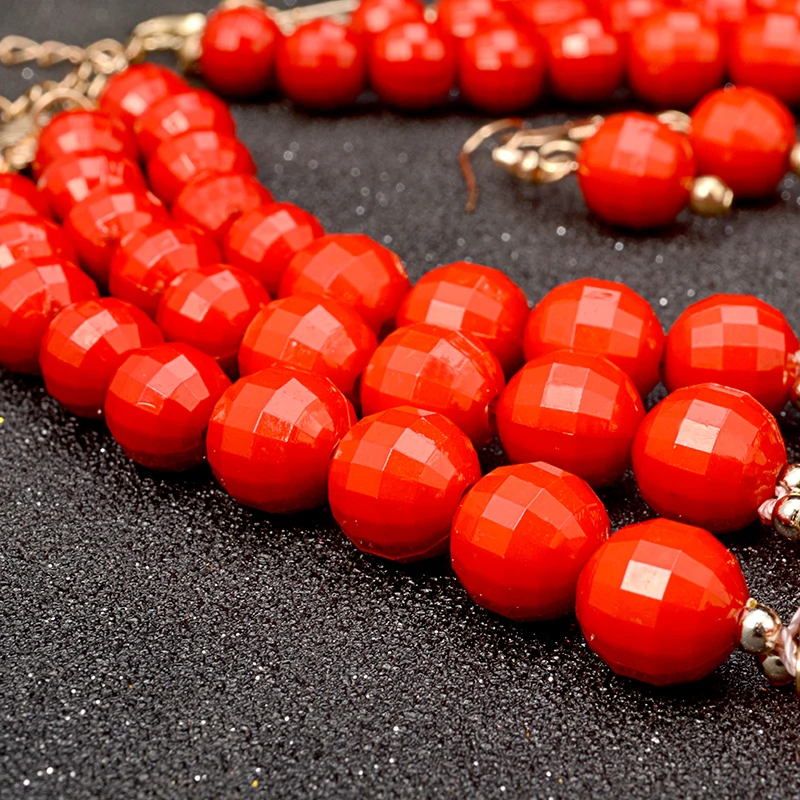 UDDEIN нигерийский Свадебный индийский набор ювелирных изделий многослойное