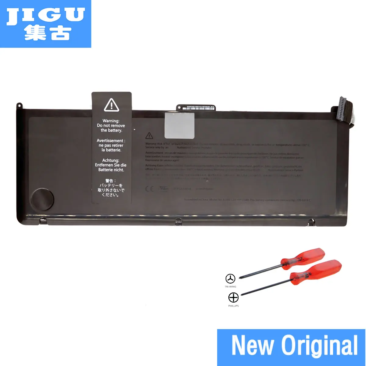 

JIGU Free shipping A1309 Original Laptop Battery For APPLE MacBook Pro 17" A1297 [2009 Production] MC226*/A MC226CH/A 95WH