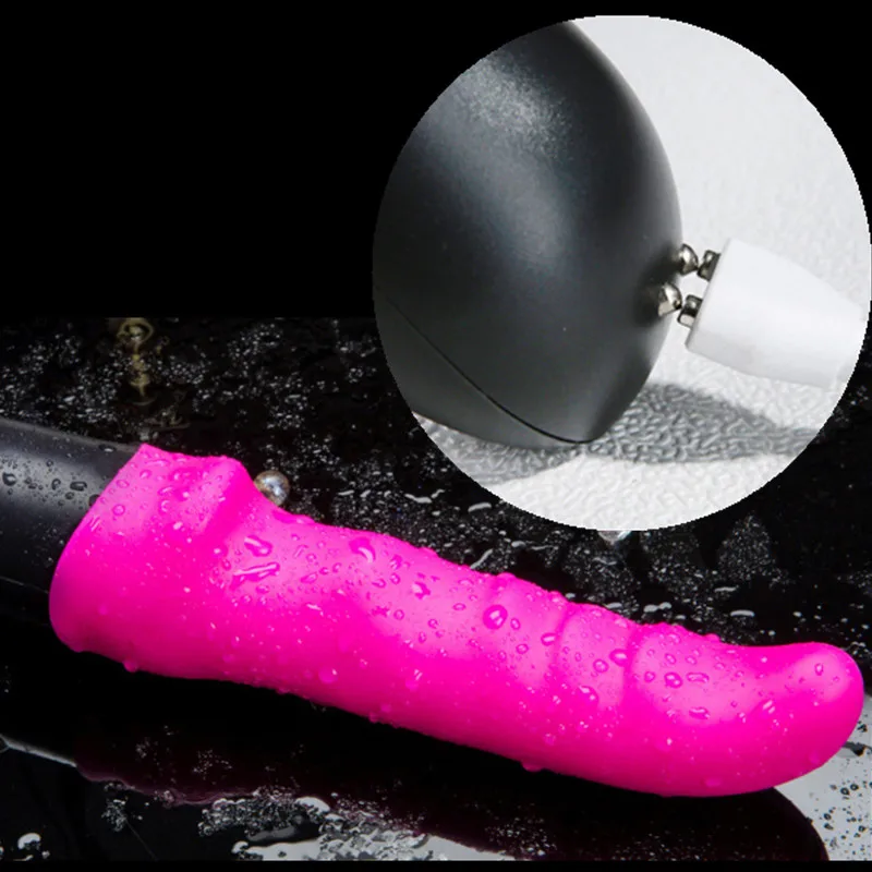 USB Перезаряжаемый автоматический толчок G Spot массаж клитора Стимуляция нагрева AV