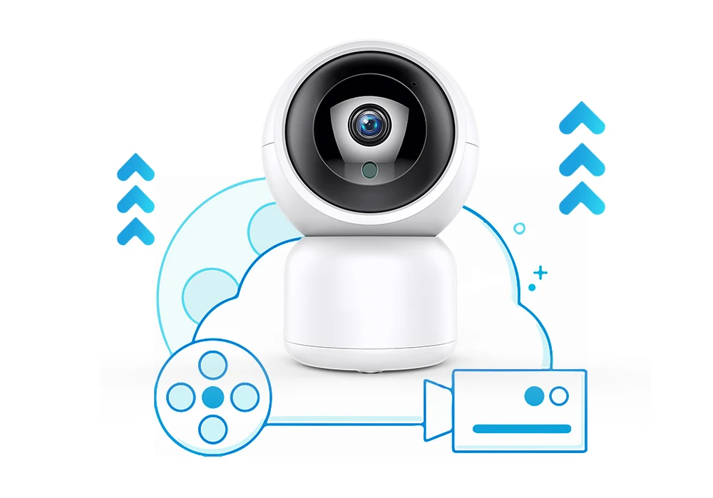 YCC365, 1080 P, домашняя камера безопасности, WiFi, IP камера, детский монитор, детский телефон, беспроводная камера видеонаблюдения, камера наблюдения с автоматическим отслеживанием