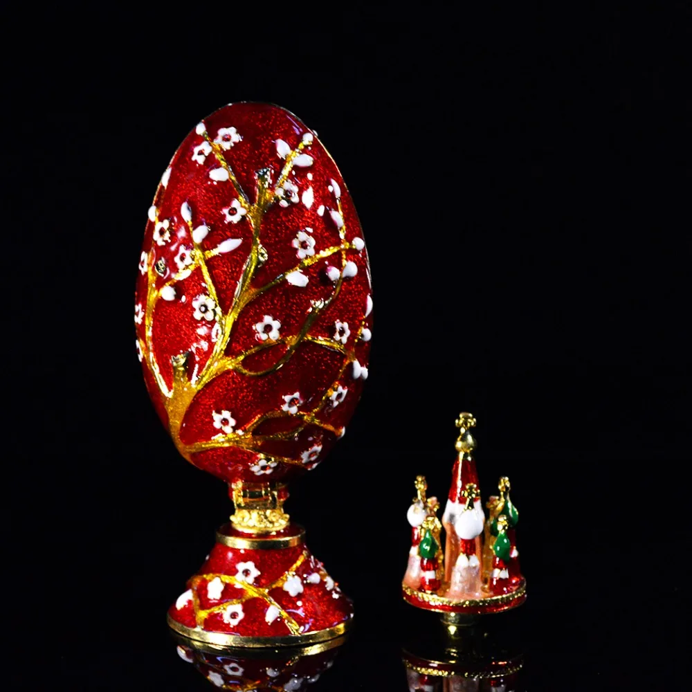 QIFU Superior Quality Faberge Style Egg for Jewelry Box