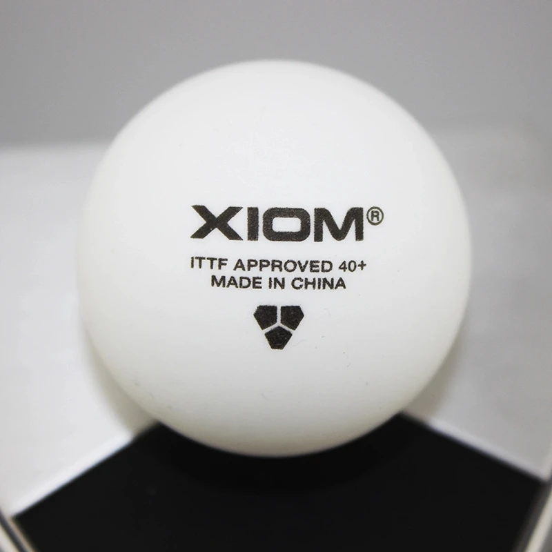 XIOM оригинальные шарики для настольного тенниса 3 звезды 40+ бесшовный материал пластик поли ITTF одобренный мяч для пинг-понга