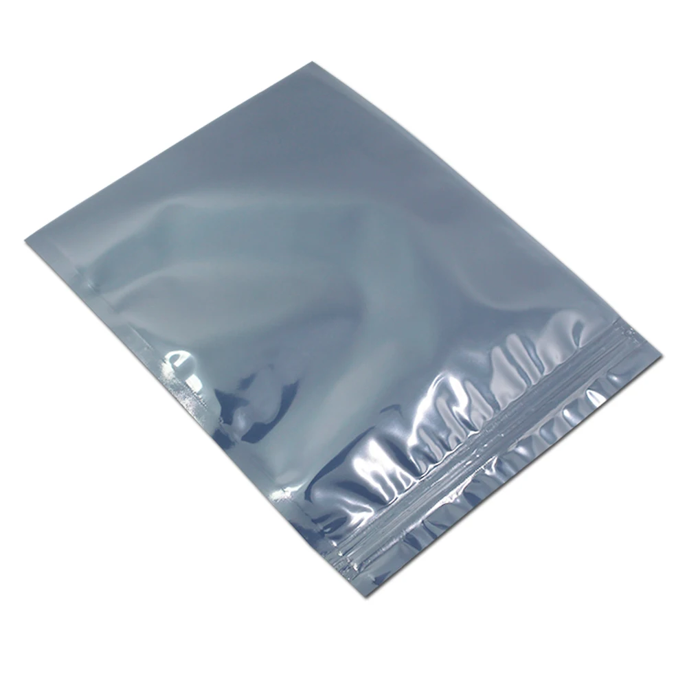 Фото 50 шт./лот 28*38 см Ziplock антистатическая защитная сумка Антистатическая сумка для хранения Антистатическая сумка с замком на молнии Самоуплотняющаяся Антистатическая упаковка №2