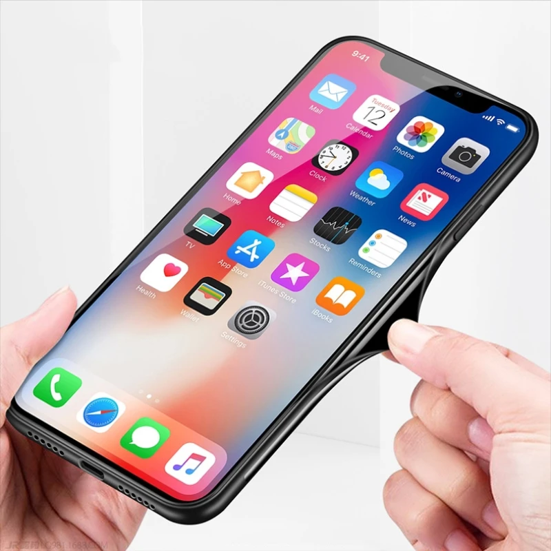 Чехол vopton для OPPO A3s A5 тонкий глянцевый чехол из закаленного стекла мягкая