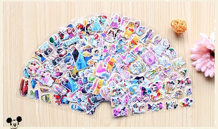 30 шт./компл. Стикеры с изображением замка из мультфильма Стикеры kawaii Мультяшные 3d Стикеры s Винтаж наклейка на чемодан тетрадь блокнот ручной работы когнитивных