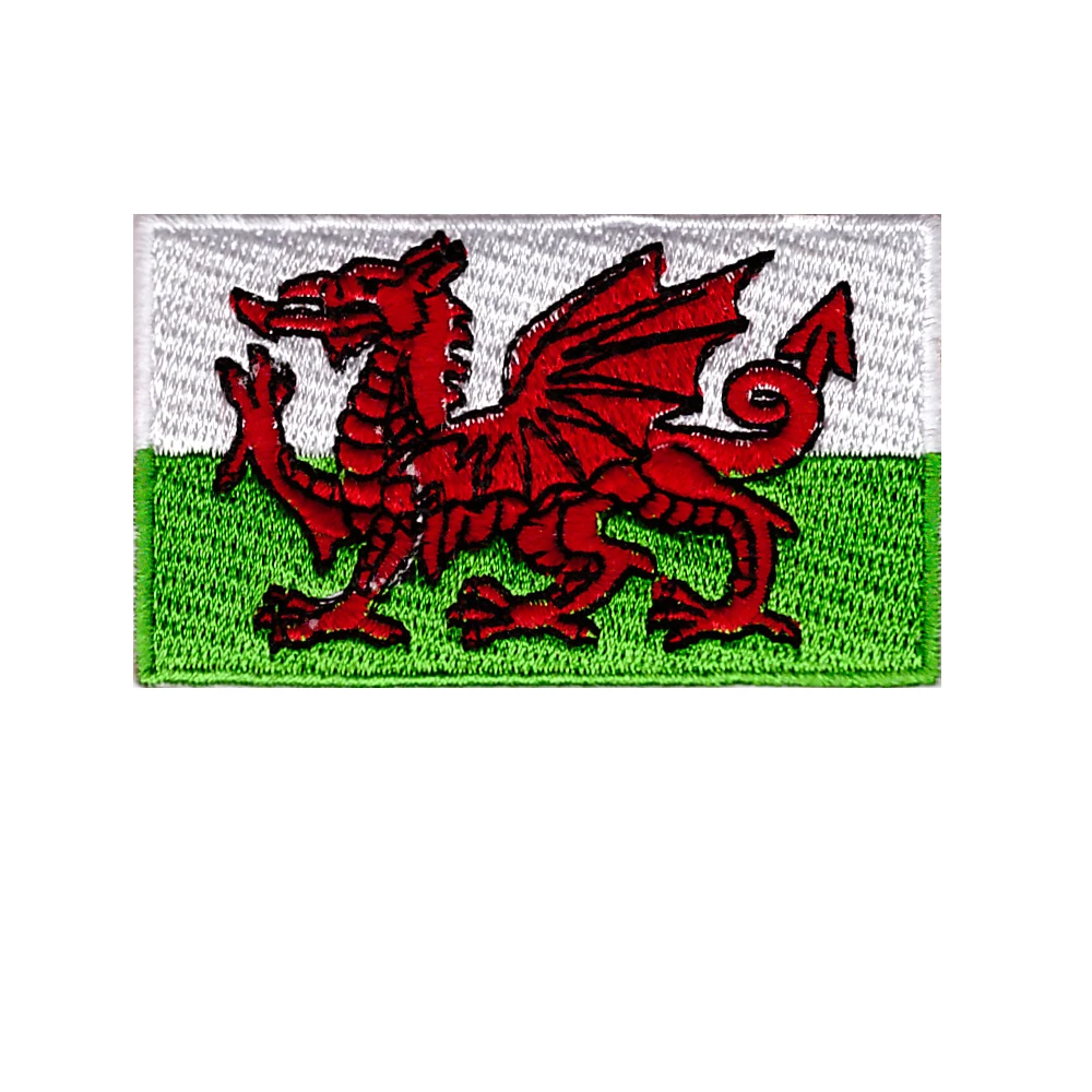 Высокое качество Welsh 10 штук военный с вышивками и заплатами заказа джинсовая