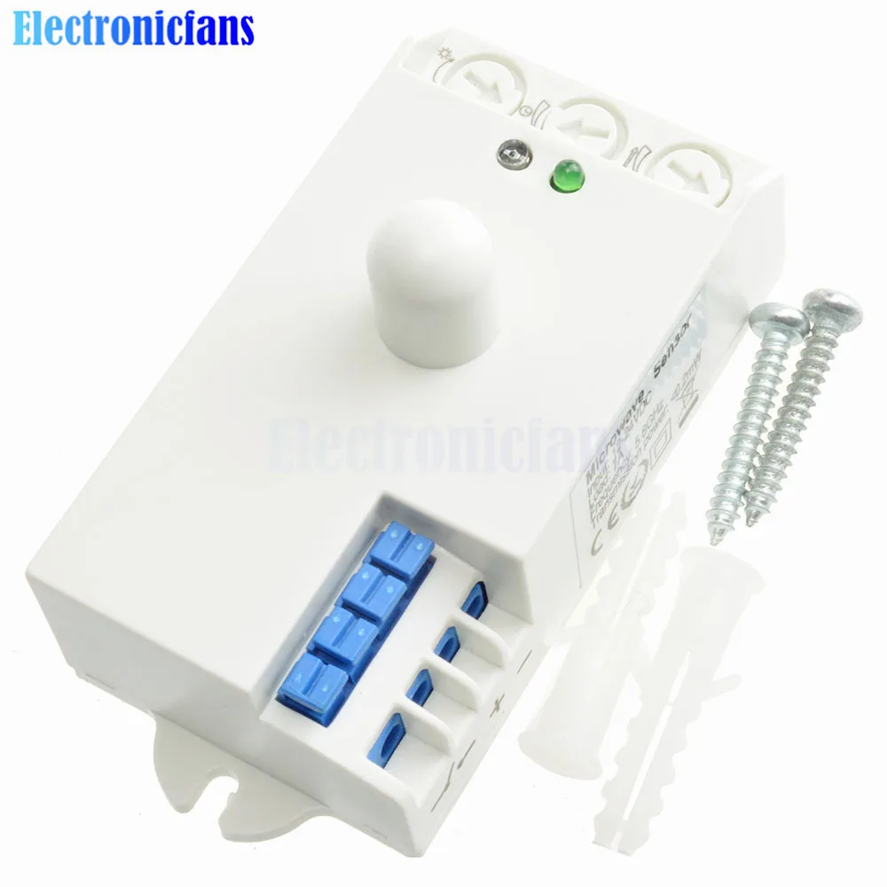 Датчик микроволнового радара 360 градусов 5 8 ГГц 12 24 в пост. Тока|power for arduino|power dc dcdc |