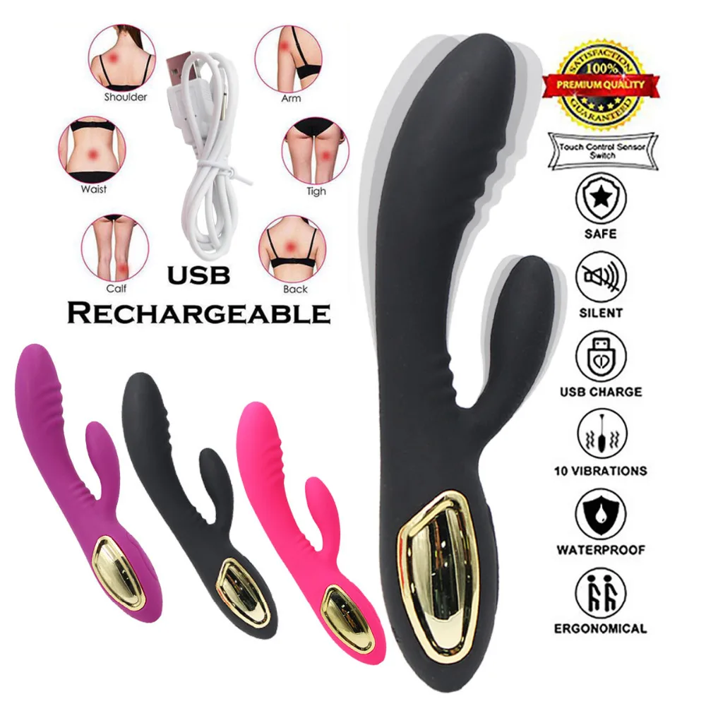 Электрическая палочка массажер вибратор перезаряжаемый беспроводной