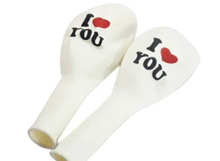 10 шт./лот, 12 дюймов, прочные латексные шары с надписью «I LOVE YOU Heart» и жемчугом для рождества, свадьбы, Дня Святого Валентина