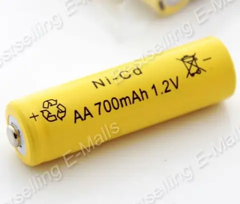 4 шт./лот Аккумуляторы AA nicd, 1,2 В, Ni-Cd батарейки aa