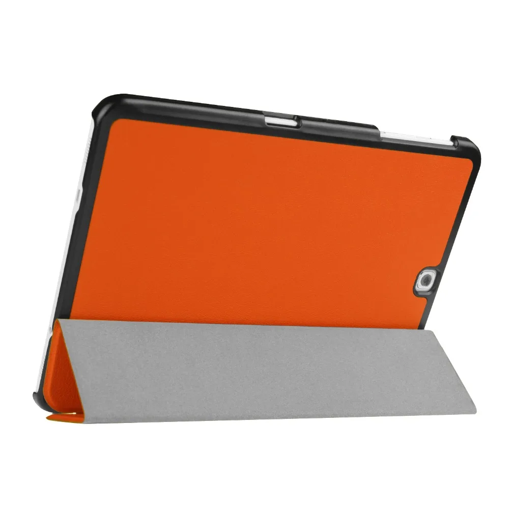 Чехол для планшета для samsung Galaxy Tab S2, 9,7 дюймов, T810, T813, T815C, T819C, умный чехол, 3 раскладные подставки, Авто Режим сна/пробуждения, задняя крышка