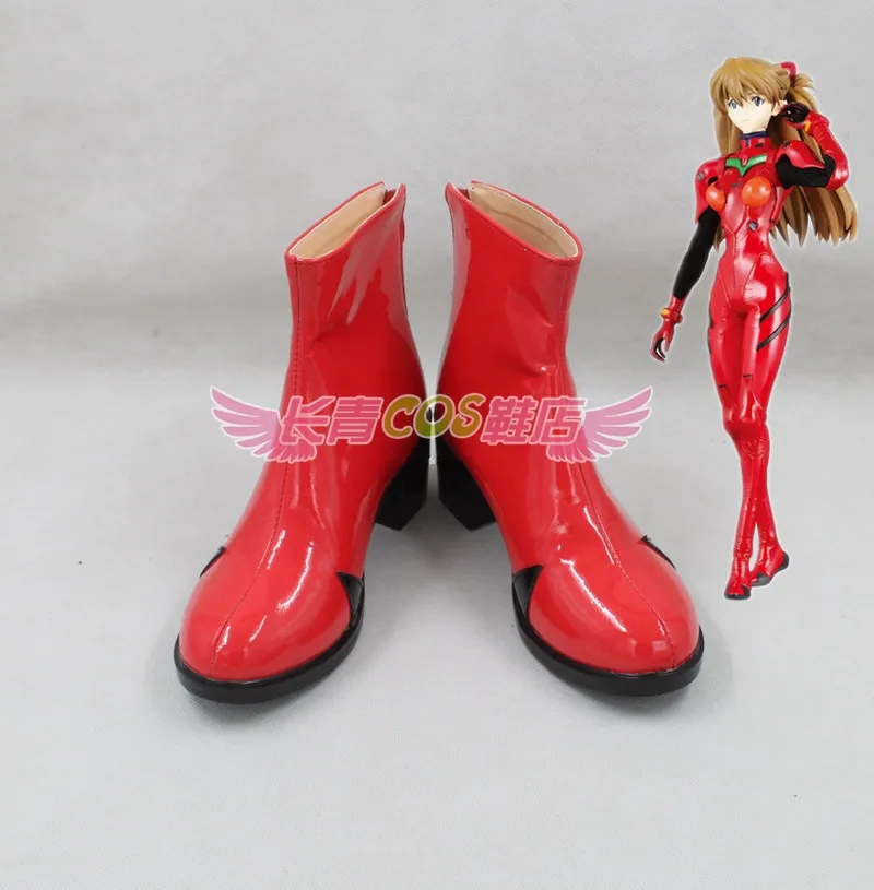 

Эва 02 Asuka Langley Soryu Cosplay красная обувь