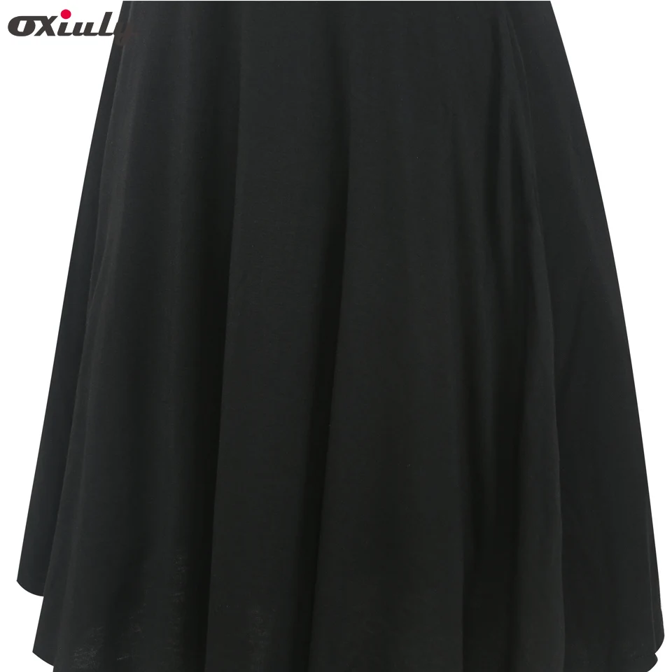 Oxiuly женское винтажное Плиссированное летнее платье-туника Pinup офисное