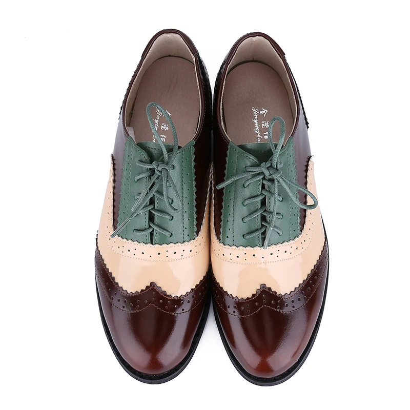 Брендовая женская обувь ручной работы женские туфли оксфорды из натуральной