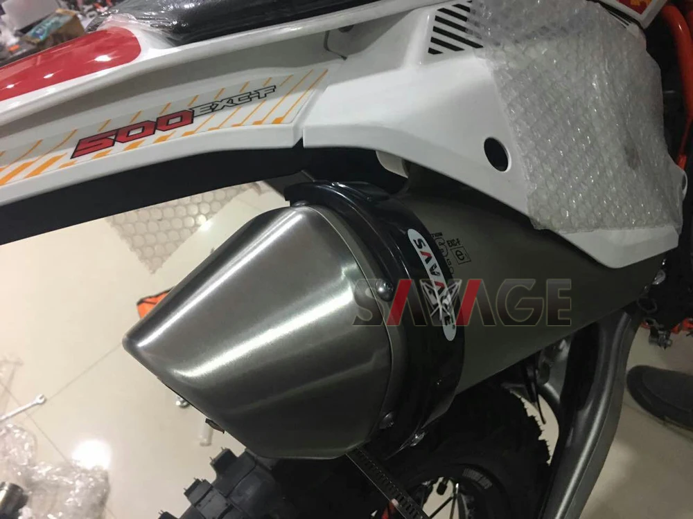 Для KTM EXC-F/EXC/SX-F 450/350/530/525/500 Аксессуары для мотоциклов глушитель/круглый овальные выхлопные протектор может покрыть