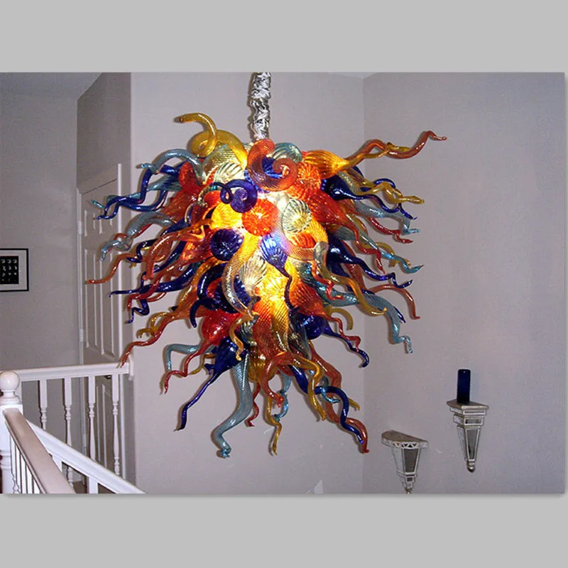 

christmas decoration LED Glass Light colorful sunshine chandelier lighting